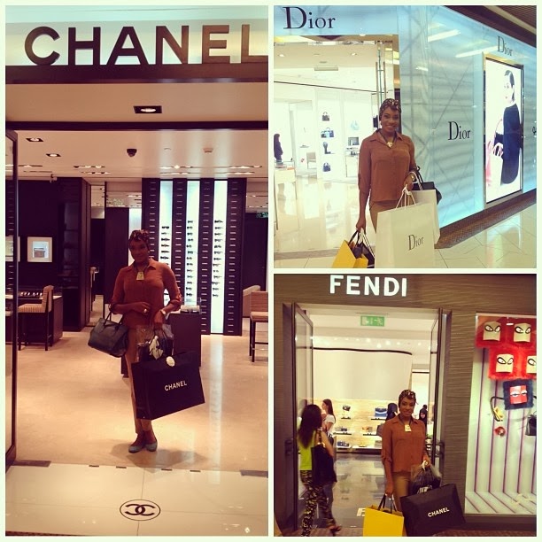 Chika Ike Shopping In Dubai 36NG 4