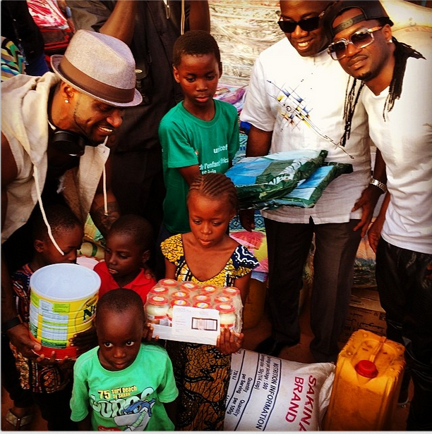 P-Square Gives To The Less Privileged In Niger Republic | Photos 1