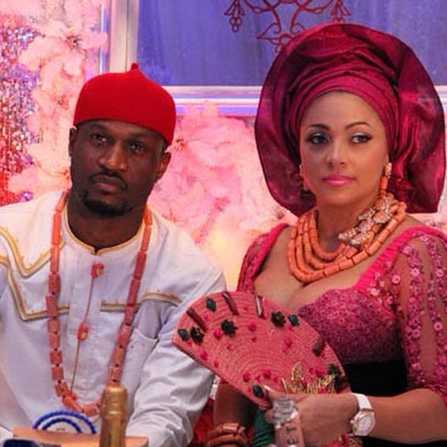 Image result for peter okoye and his wife