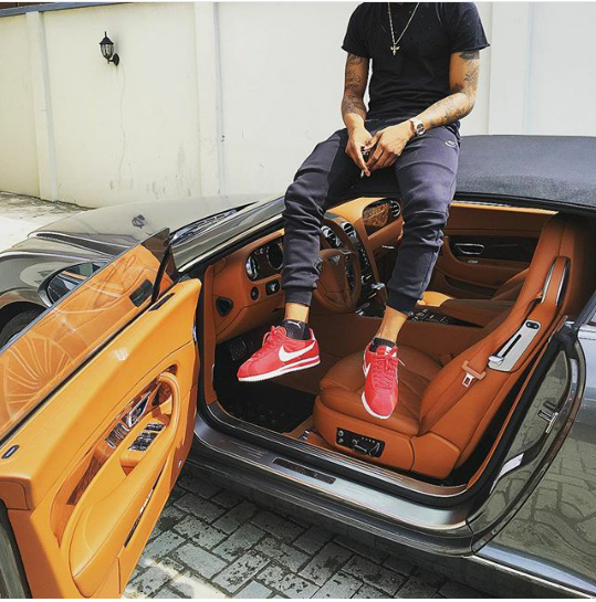 Wizkid Flaunts His Expensive Sh!ts In New Photo Peek