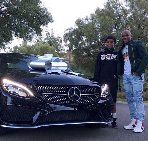 Floyd Mayweather Gives His Son A Brand New Mercede