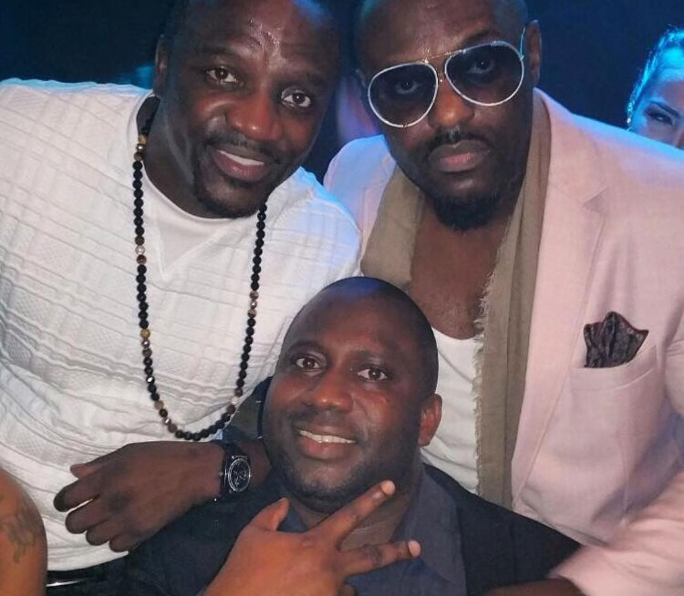 Akon & Jim Iyke Pictured Clubbing Together In ATL