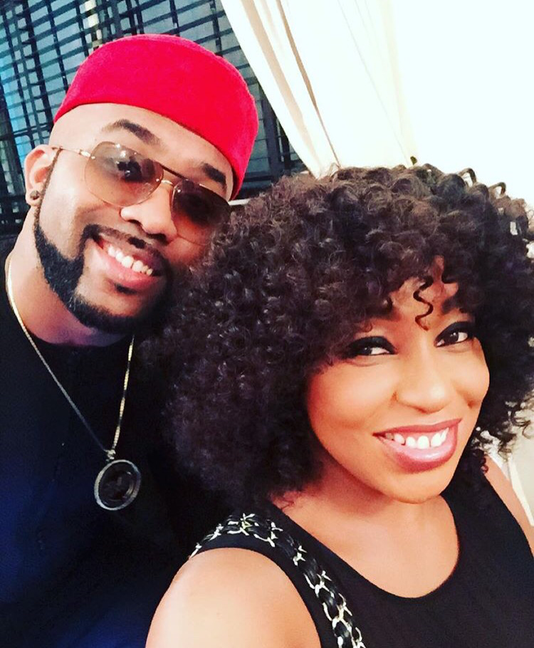 Banky W & Rita Dominic All Smiles As They Share Intimate Pose (Photo)