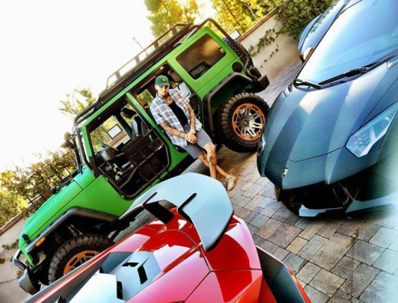 Chris Brown Flaunts His Expensive Fleet Of Cars