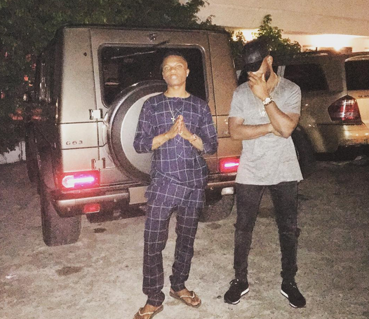 Tinnie Tempah poses with Wizkid in new photo, as he shoots 