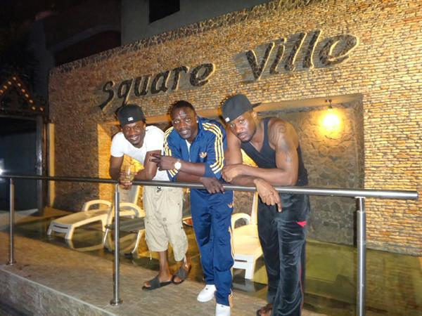 Akon with P-Square at Squareville