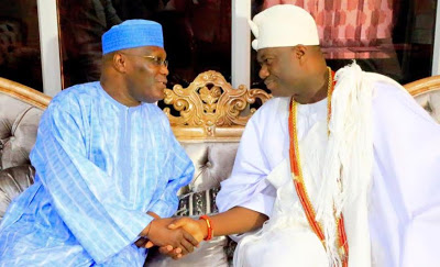 Atiku Abubakar Hosts Ooni Of Ife, Oba Adeyeye Ogunwusi At His Abuja Home (4)