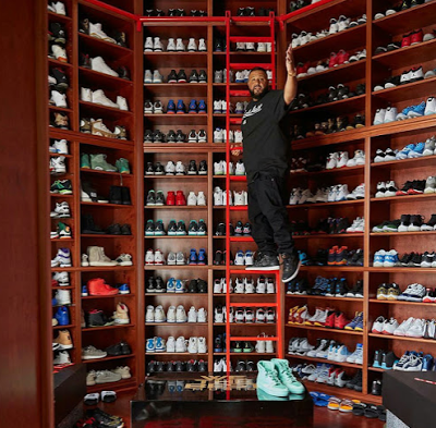 Dj Khaled Wants You To See His Impressive Footwear Collection (Photo)