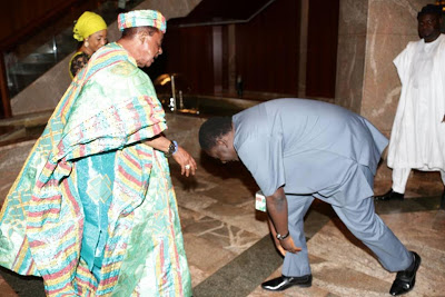 Alaafin of Oyo Pays President Buhari Courtesy Visit (Photos) (6)