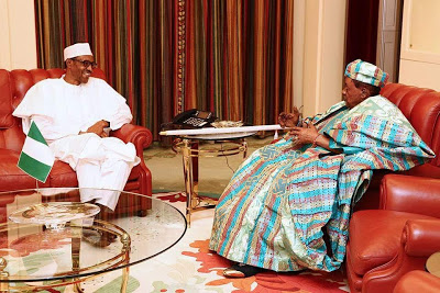 Alaafin of Oyo Pays President Buhari Courtesy Visit (Photos) (7)
