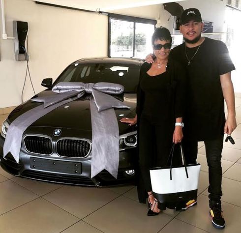 SA Rapper, AKA Gifts His Mum A Brand New BMW Car (Photos) (1)